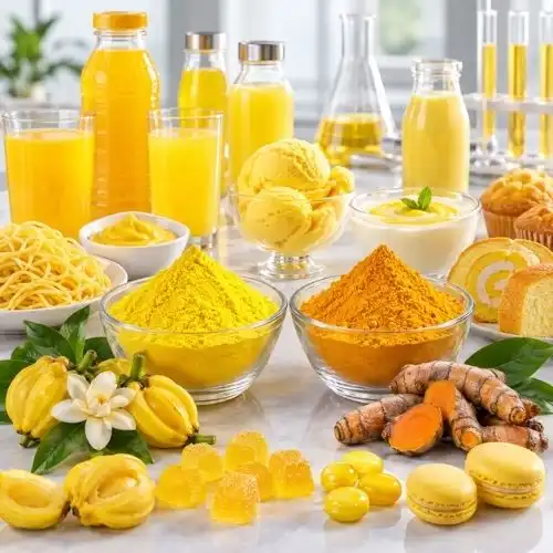 How Does Gardenia Yellow Compare With Turmeric as a Food Colorant?